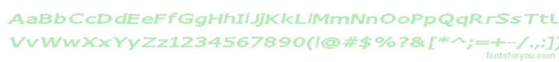 Chizzwo Font – Green Fonts on White Background
