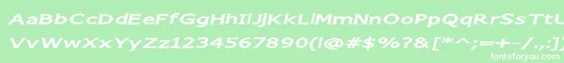 Chizzwo Font – White Fonts on Green Background