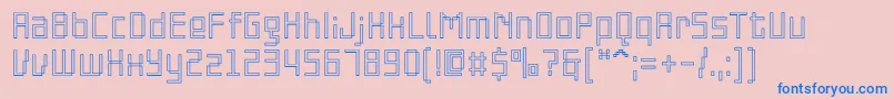 More about PfonlinethreeproSoutline Font PfonlinethreeproSoutline Font – Blue Fonts on Pink Background