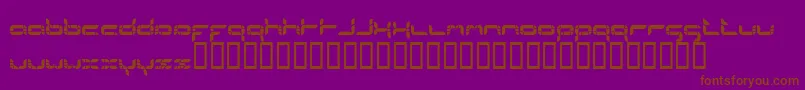 En savoir plus sur la police Formlosorganik Police Formlosorganik – polices brunes sur fond violet