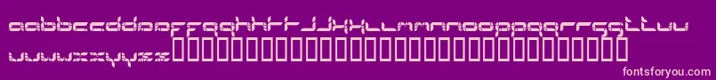 Formlosorganik Font – Pink Fonts on Purple Background