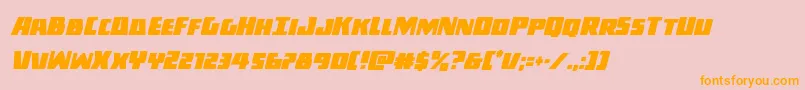 Darkalliancecondital Font – Orange Fonts on Pink Background