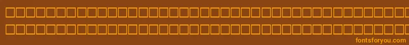 HeshamFreeNormalTraditional Font – Orange Fonts on Brown Background