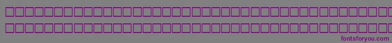 Шрифт HeshamFreeNormalTraditional – фиолетовые шрифты на сером фоне