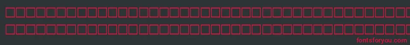 HeshamFreeNormalTraditional Font – Red Fonts on Black Background