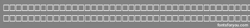 HeshamFreeNormalTraditional Font – White Fonts on Gray Background