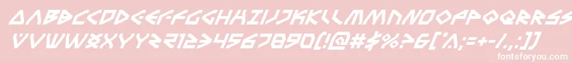 More about Terrafirmasuperital Font Terrafirmasuperital Font – White Fonts on Pink Background
