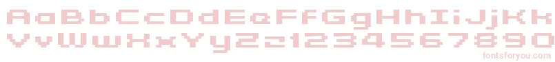GrixelKyrou5WideBoldXtnd Font – Pink Fonts on White Background