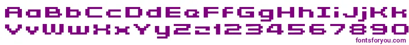 GrixelKyrou5WideBoldXtnd Font – Purple Fonts on White Background