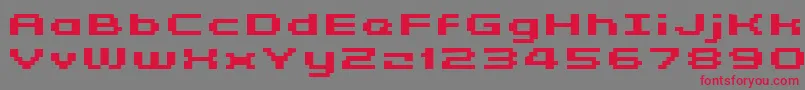 fuente GrixelKyrou5WideBoldXtnd – Fuentes Rojas Sobre Fondo Gris