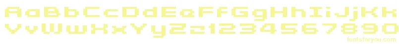 Шрифт GrixelKyrou5WideBoldXtnd – жёлтые шрифты