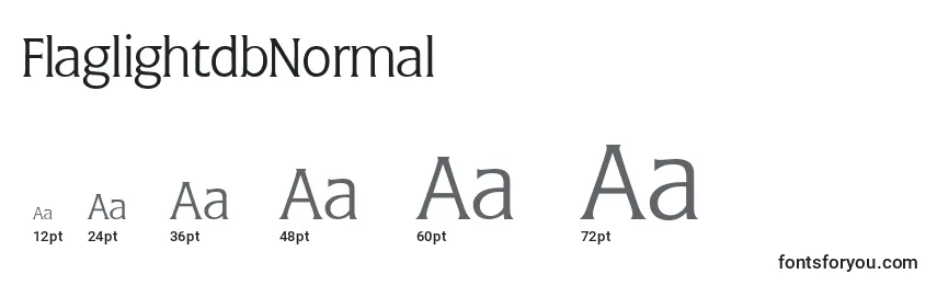FlaglightdbNormal Font Sizes