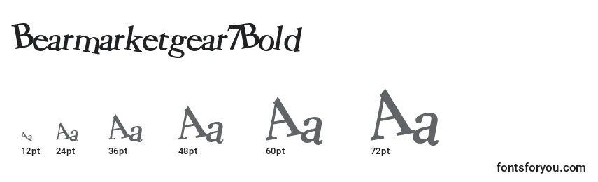 Bearmarketgear7Bold Font Sizes