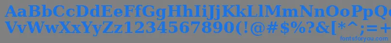 More about DejavuSerifBold Font DejavuSerifBold Font – Blue Fonts on Gray Background