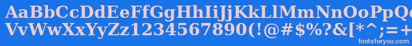 Más sobre la fuente DejavuSerifBold fuente DejavuSerifBold – Fuentes Rosadas Sobre Fondo Azul