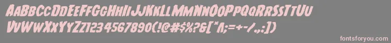 Más sobre la fuente Youngfrankexpandital fuente Youngfrankexpandital – Fuentes Rosadas Sobre Fondo Gris