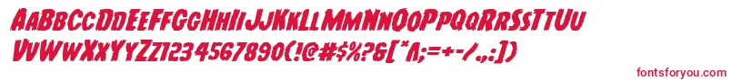 Youngfrankexpandital Font – Red Fonts