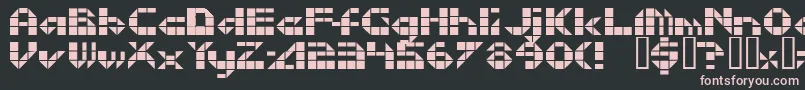 Litebrite1975 Font – Pink Fonts on Black Background