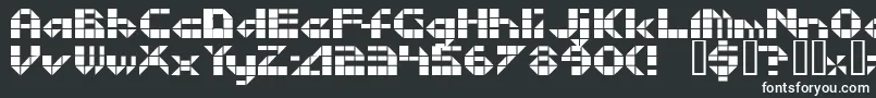 Шрифт Litebrite1975 – белые шрифты