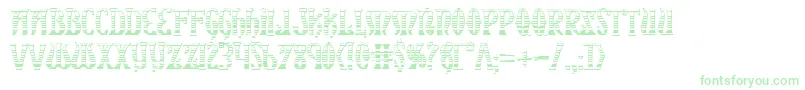 Xiphosgc Font – Green Fonts on White Background