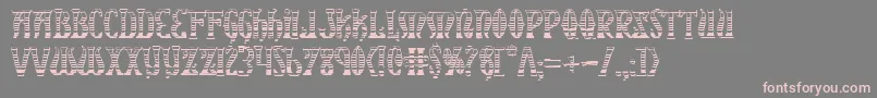 Xiphosgc Font – Pink Fonts on Gray Background