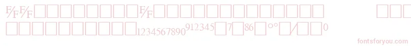 フォントTmsfb – ピンクのフォント