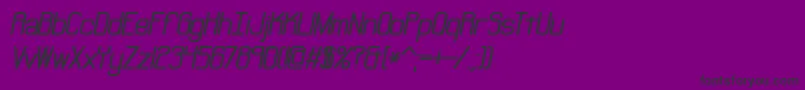 Neural Font – Black Fonts on Purple Background