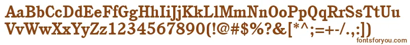 ItcCushingLtBold Font – Brown Fonts