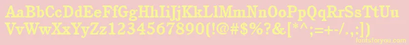 More about ItcCushingLtBold Font ItcCushingLtBold Font – Yellow Fonts on Pink Background