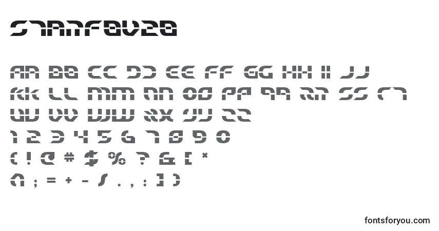 Starfbv2b-fontti – aakkoset, numerot, erikoismerkit