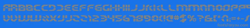 Starfbv2b Font – Gray Fonts on Blue Background