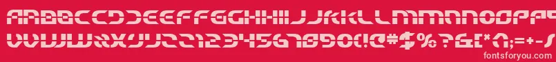 Starfbv2b Font – Pink Fonts on Red Background