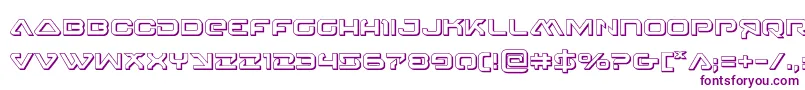 4114blasterv23D Font – Purple Fonts