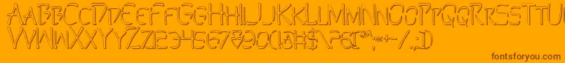 Lisätietoja PerditionOutline-fontista PerditionOutline-fontti – ruskeat fontit oranssilla taustalla