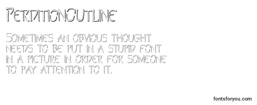 PerditionOutline Font