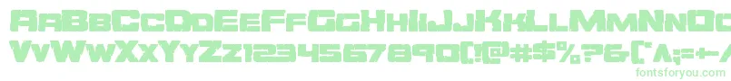 Orecrusherexpand-Schriftart – Grüne Schriften