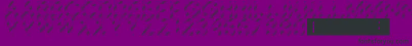 Foilness Font – Black Fonts on Purple Background