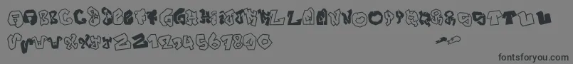 JokerSize Font – Black Fonts on Gray Background