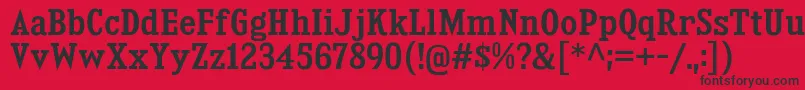 More about KingsbridgeScSb Font KingsbridgeScSb Font – Black Fonts on Red Background