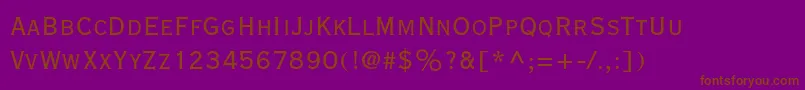 Lisätietoja Copperplategothicstd29bc-fontista Copperplategothicstd29bc-fontti – ruskeat fontit violetilla taustalla