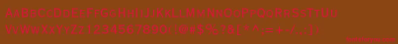Copperplategothicstd29bc Font – Red Fonts on Brown Background