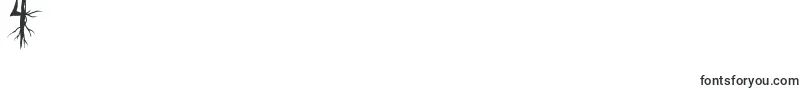 RavenScream-Schriftart – Schriften für die Ziffer 4