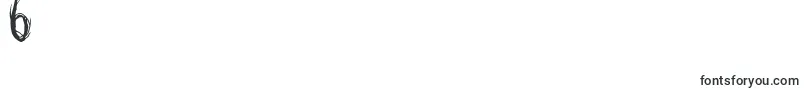 フォントRavenScream – フォント数字6