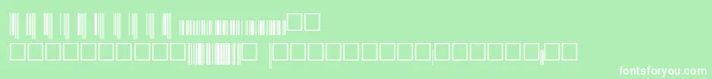 Upcep36xtt Font – White Fonts on Green Background
