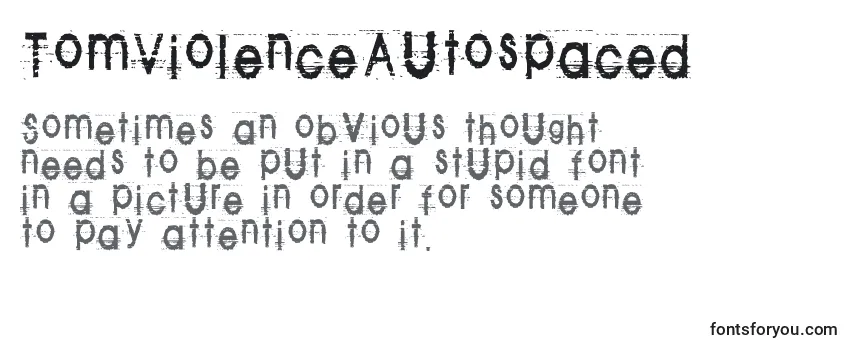 TomViolenceAutospaced Font
