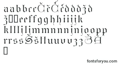 Gothici font – croatian Fonts