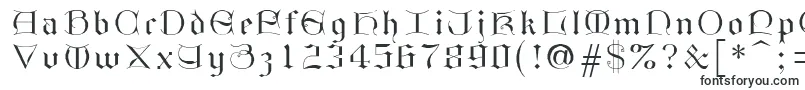 Шрифт Gothici – шрифты, начинающиеся на G
