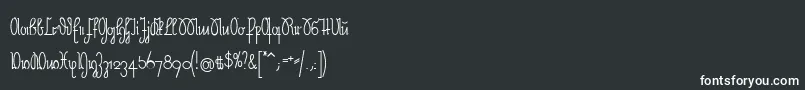 NeueRudelskopf-Schriftart – Weiße Schriften