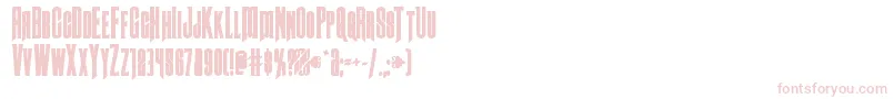 Butchsundancebold Font – Pink Fonts on White Background