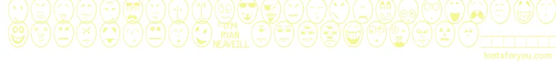 Police Funface – polices jaunes